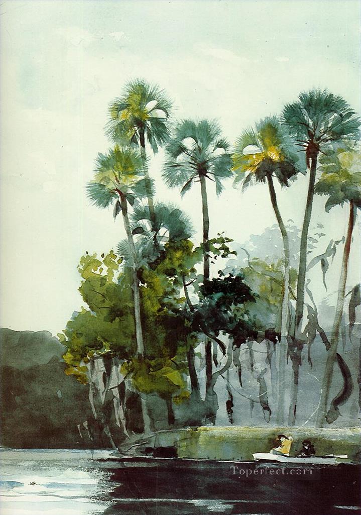 Acuarela del río Homosassa Winslow Homer Pintura al óleo